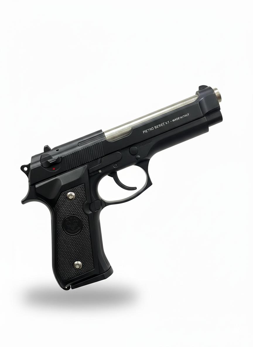 Black M92 Beretta Airsoft Toy Gun – Authentic Look, Safe & Exciting for Play