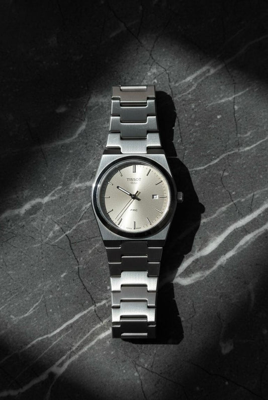 Tissot PRX Silver Steel — Swiss Precision, Timeless Design